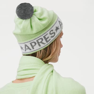 Lime Zest Cashmere Apres Hat