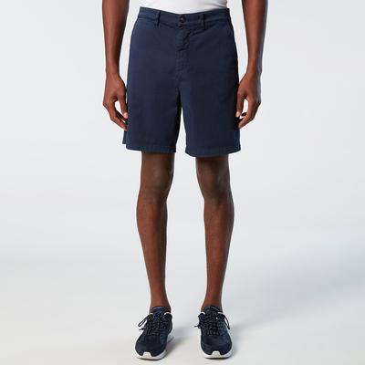 Navy Star Chino Shorts