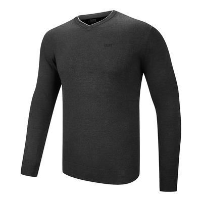 Charcoal DKNY V Neck Sweatshirt