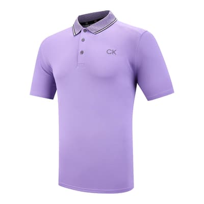 Purple Calvin Klein Polo Shirt