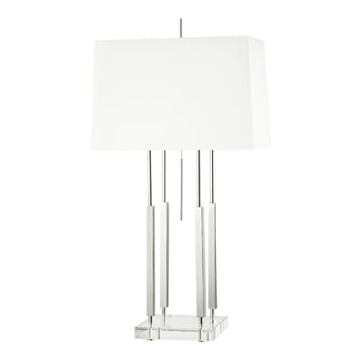 Rhinebeck Small Table Lamp, Silver