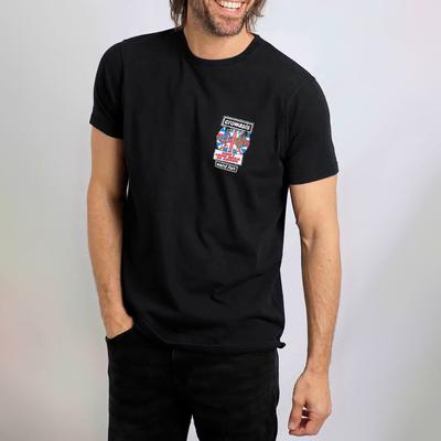 Black Crowasis Cotton T-Shirt