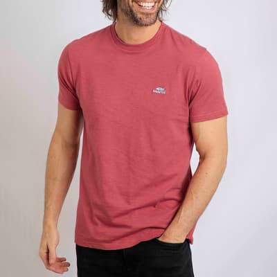 Pink Fished Cotton T-Shirt