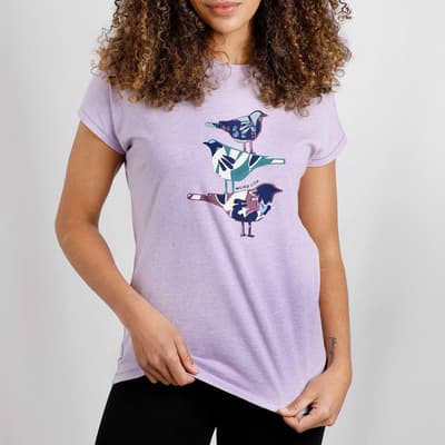 Purple Fugol Cotton T-Shirt