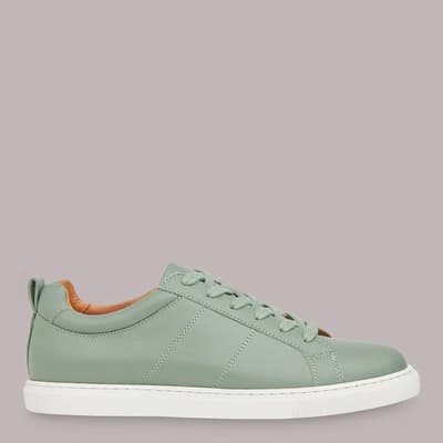 Pale Green Koki Lace Up Trainers