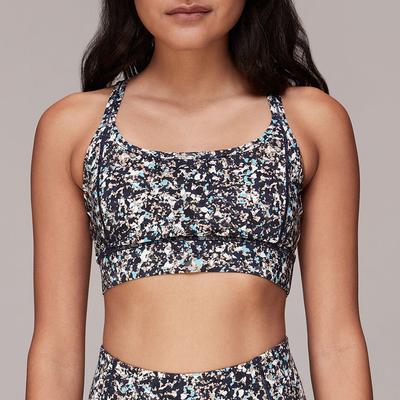 Navy Speckled Crossback Sports Bra