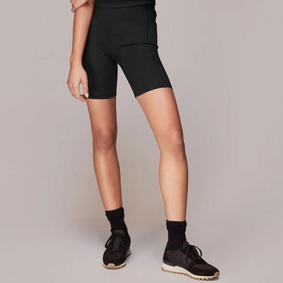 Black Ribbed Shorts