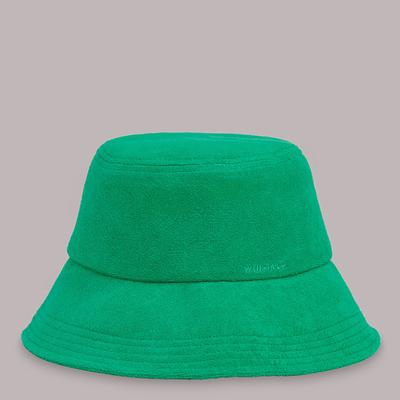 Green Towelling Bucket Hat 