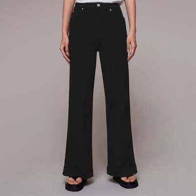 Black Lucy Stretch Flared Jeans