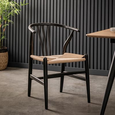 Set of 2 Williams Chair, Black