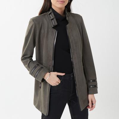 Khaki Zip Jacket