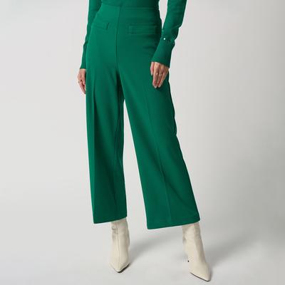 Green High Waisted Wide Leg Pant