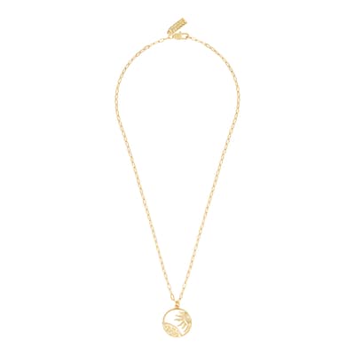 18K Recycled Gold Lunar Eclipse Necklace