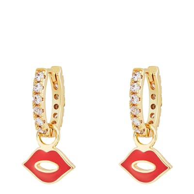 18K Recycled Gold Pucker Up Earrings