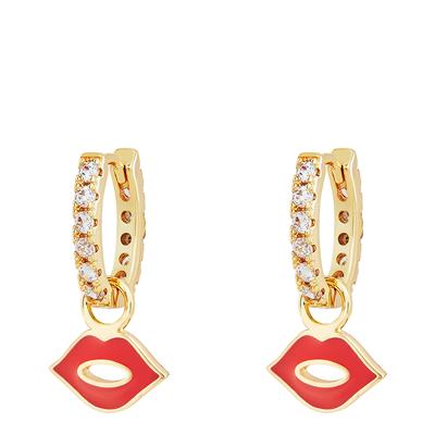 18K Recycled Gold Pucker Up Earrings