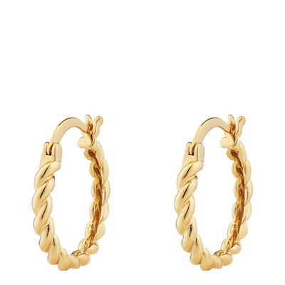 18K Recycled Gold Sailor's Twist Earrings