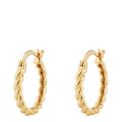 18K Recycled Gold Sailor's Twist Earrings