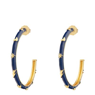 18K Recycled Gold Thunder Sky Earrings