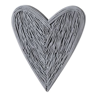 Grey Willow Branch Heart
