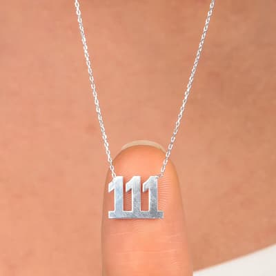 Silver 111 Necklace