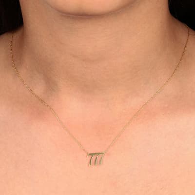 Gold 777 Necklace