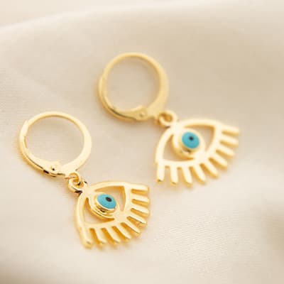 Gold & Turquoise Earring
