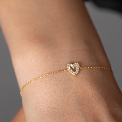 Gold Heart Bracelet