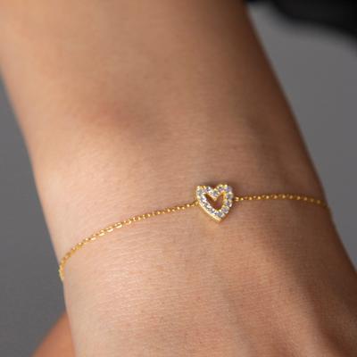 Gold Heart Bracelet