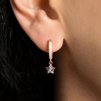Rose Gold Star Earring