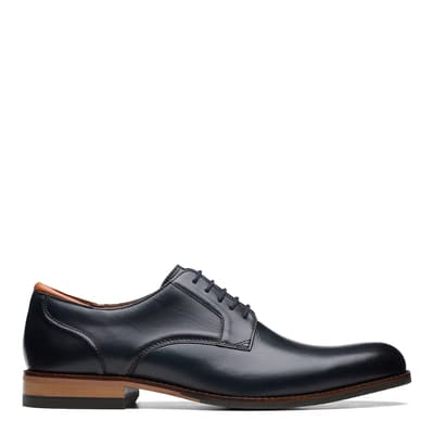 Navy Leather CraftArlo Lace Formal Shoes