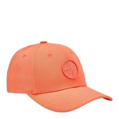 Orange Baseball Cotton Cap