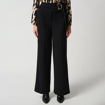 Black Belted High Waist Trouser