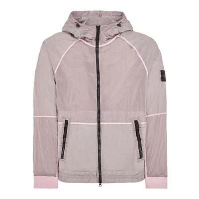 Pink Nylon Hooded Jacket