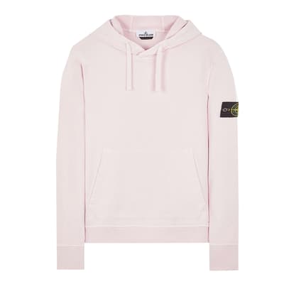 Pink Hooded Fleece Sweatshirt