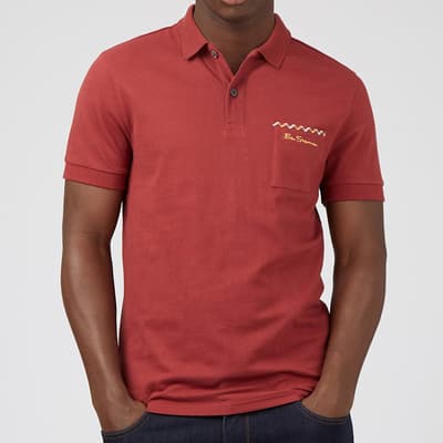 Red Chest Pocket Polo