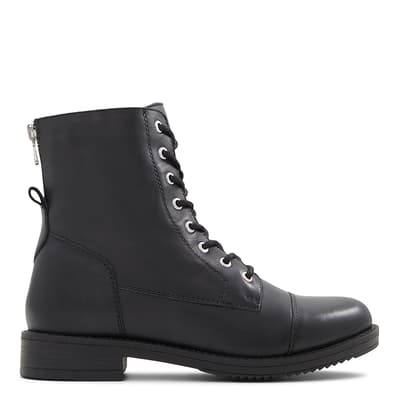 Black Takan Combat Ankle Boots