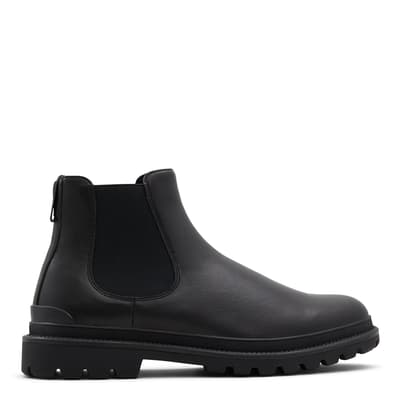 Black Unendash Leather Chelsea Boots