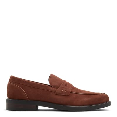Brown Sullivan Leather Loafers