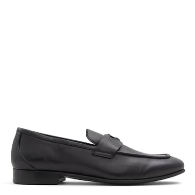 Black Esquire Leather Loafers