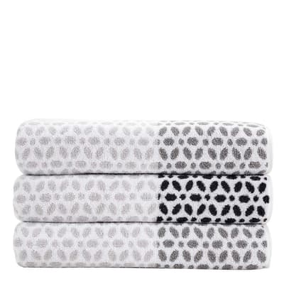 Midori Bath Towel, Grey