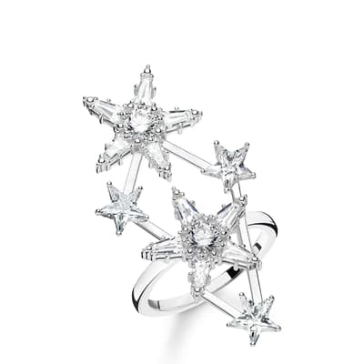 Sterling Silver Star constellation Glam & Soul Ring