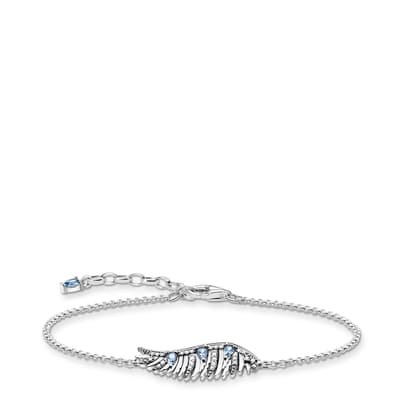 Light Blue Feather Glam & Soul Bracelet