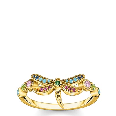 Yellow Gold Butterfly Glam & Soul Ring