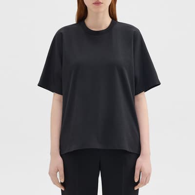 Black Dolman Cotton T-Shirt