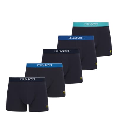 Blue Multi 5 Pack Underwear
