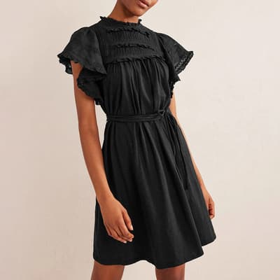Black Jersey Mini Dress