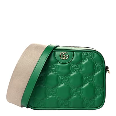 Gucci Green GG Matelasse Small Bag