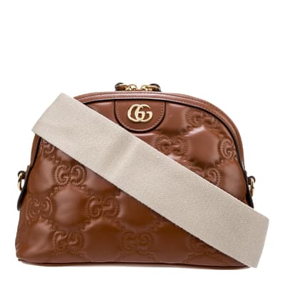 Gucci Brown GG Matelasse Small Bag