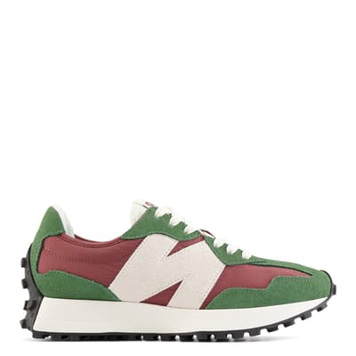 Unisex Green And Red 327 Trainers