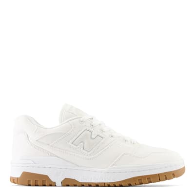 Unisex White With Gum Sole 550 Trainers
